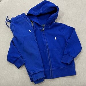 Polo Ralph Lauren Blue Hoodie and Sweatpants Set